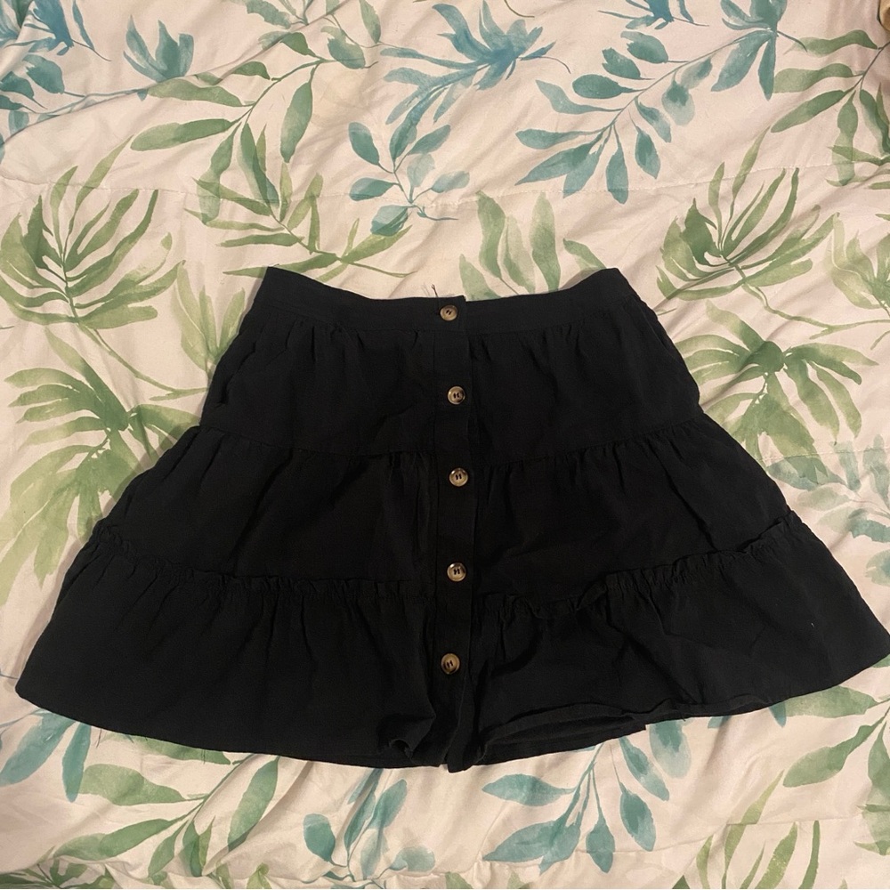 Black High Waisted Women's Skirt
